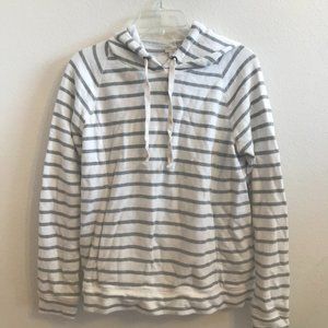 J.Crew Terry Cloth Striped Sweatshirt